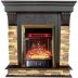 Каминокомплект Interflame Брайт венге с очагом Majestic FX M Brass