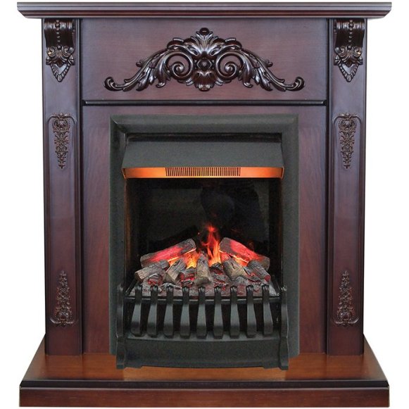 Каминокомплект RealFlame Anita STD/EUG AO с очагом 3D Oregan