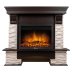 Каминокомплект Firelight Pietra Nuovo 25 с очагом Electrolux EFP/P-2520LS сланец белый/шпон темный дуб