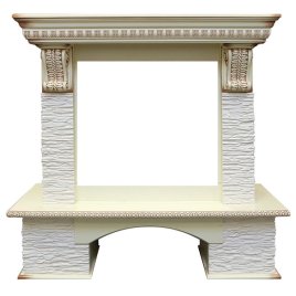 Портал Royal Flame Pierre Luxe сланец мелкий белый под очаги Vision 23