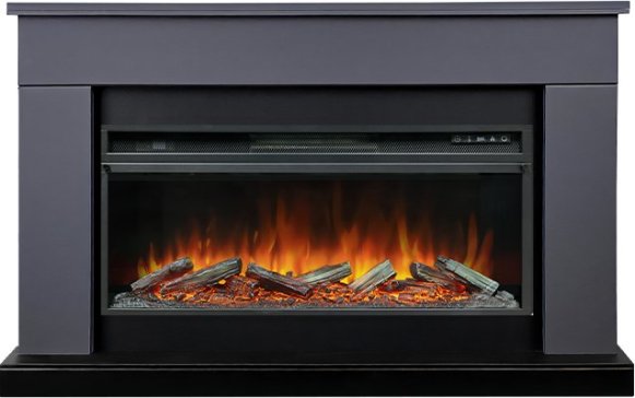 Каминокомплект Royal Flame Bergen с очагом Vision 42 LOG LED серый графит
