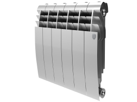 Биметаллический радиатор отопления Royal Thermo BiLiner 350 10 секций Silver Satin