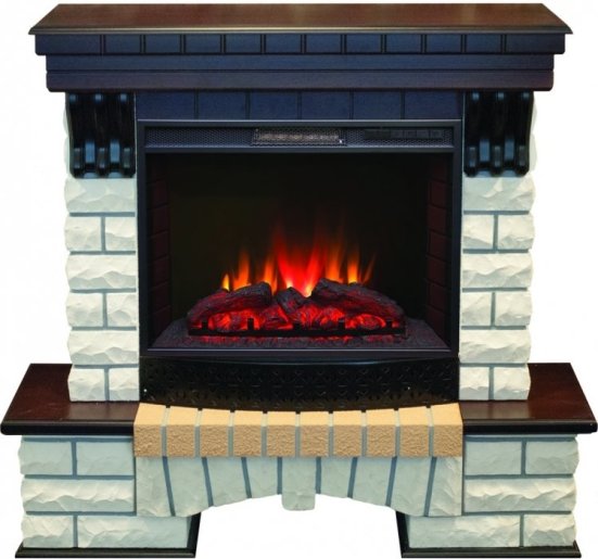 Каминокомплект RealFlame Country 25/25,5 AO с очагом Sparta 25,5 LED