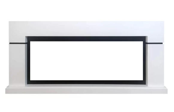 Портал Interflame Гранд под очаг FreeSpace 55 LED FX QZ белый