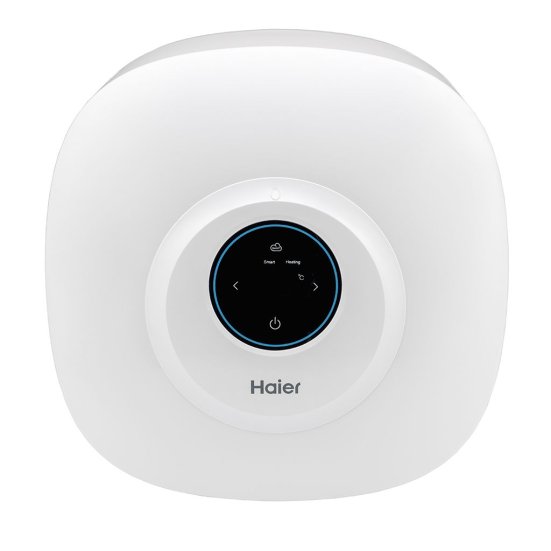 Накопительный электрический водонагреватель Haier ES30V-EQ1 над раковиной
