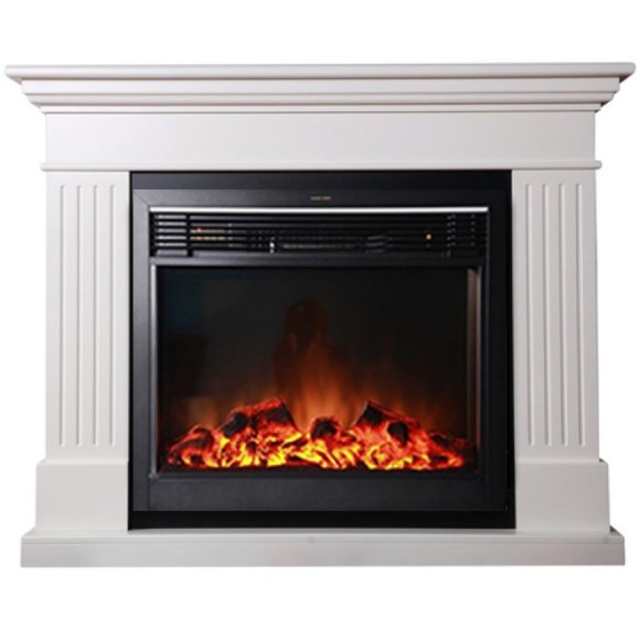 Каминокомплект Interflame Римини белый с очагом Jupiter FX M Black