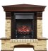 Каминокомплект Royal Flame Pierre Luxe сланец угловой с очагом Fobos FX Black
