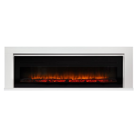 Каминокомплект Firelight Simple Long с очагом Electrolux Infinity EFP/P-1600ULS белый