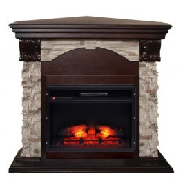 Каминокомплект RealFlame Dublin ROCK Corner STD/EUG/24 AO с очагом Eridan 24