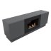 Тумба с биокамином Firelight BFP/P-1400L графит