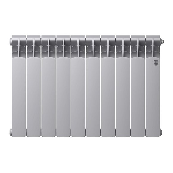 Биметаллический радиатор отопления Royal Thermo Revolution Bimetall 500 2.0 10 секций Silver Satin