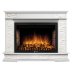 Каминокомплект Firelight Scala 30 с очагом Electrolux EFP/P-3020LS сланец скалистый белый/шпон белый дуб