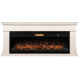 Каминокомплект Royal Thermo Aurora RTFP/P-AR60LS + портал Firelight California 60 IV молочный