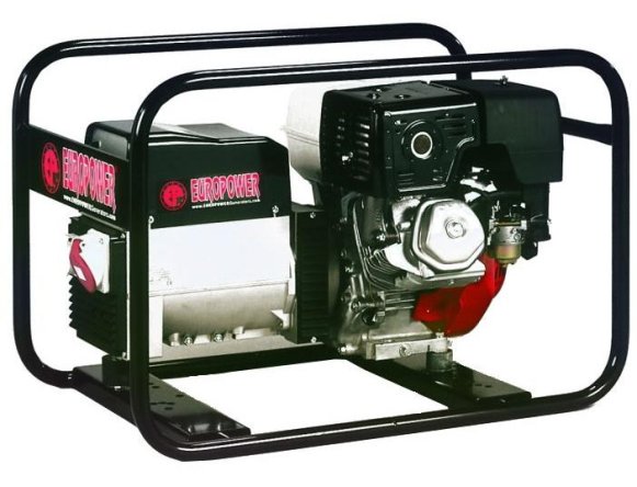 Бензиновый генератор EuroPower ЕР 6500 T 3х230V для ж/д