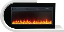 Каминокомплект Royal Flame Basel L с очагом Vision 42 LED белый с черным
