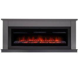 Каминокомплект Firelight Canto Long с очагом Electrolux Infinity EFP/P-1600ULS графит/черный