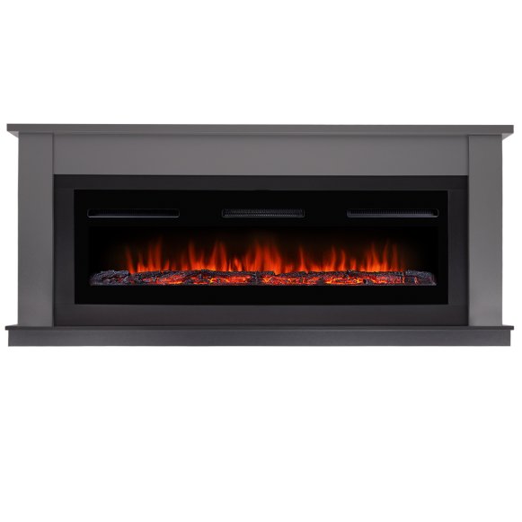 Каминокомплект Firelight Canto Long с очагом Electrolux Infinity EFP/P-1600ULS графит/черный