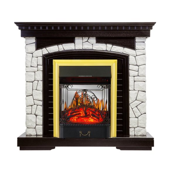 Каминокомплект Royal Flame Glasgow с очагом Majestic FX M Brass