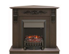 Каминокомплект RealFlame Dominica Corner STD/EUG DN с очагом Fobos Lux Black S
