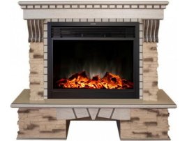 Каминокомплект RealFlame Sorento 25,5 с очагом MoonBlaze S LUX Black