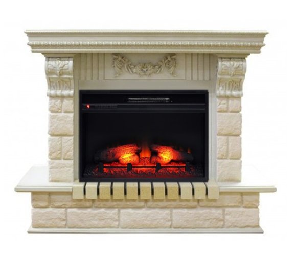 Каминокомплект RealFlame Gracia 25&#039;5/24 WT с очагом Eridan 24