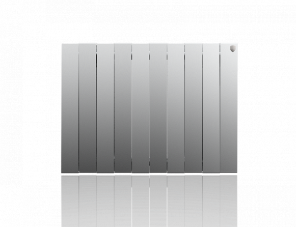 Биметаллический радиатор отопления Royal Thermo PianoForte 500 VD 10 секций Silver Satin