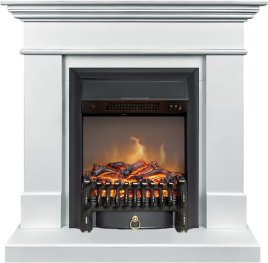 Каминокомплект Royal Flame California STD SFT с очагом Fobos FX M Black белый (разборный)