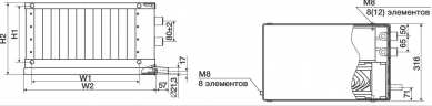 Фреоновый охладитель Shuft WHR-R 900х500/3