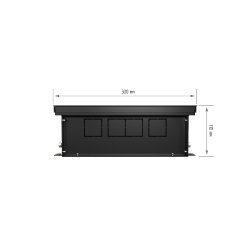 Внутрипольный конвектор Royal Thermo Atrium 110/300/1700-DG-U-BL