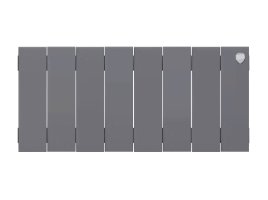 Биметаллический радиатор отопления Royal Thermo PianoForte 200 8 секций Silver Satin