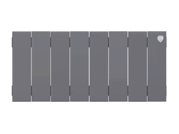 Биметаллический радиатор отопления Royal Thermo PianoForte 200 8 секций Silver Satin