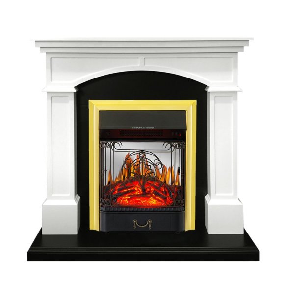Каминокомплект Royal Flame Langford c очагом Majestic FX M Brass