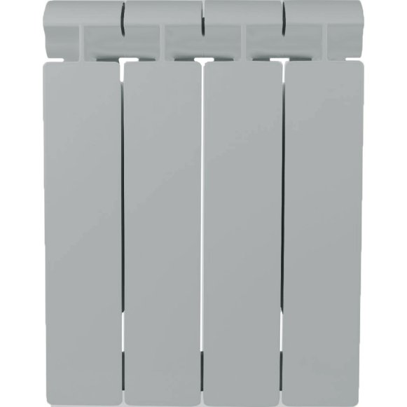 Радиатор биметаллический Global Style Plus 350 (4 секции) серый