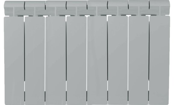 Радиатор биметаллический Global Style Plus 350 (8 секций) серый