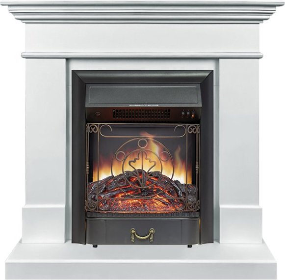 Каминокомплект Royal Flame California STD SFT с очагом Majestic FX Black белый (разборный)
