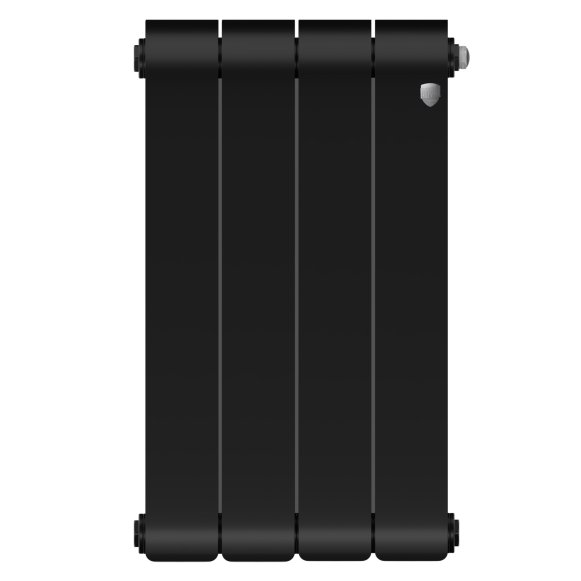 Биметаллический радиатор отопления Royal Thermo Infinity 500 4 секции Noir Sable