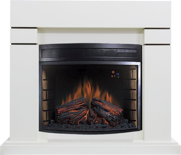 Каминокомплект Royal Flame Lindos белый с очагом Dioramic 28 LED FX