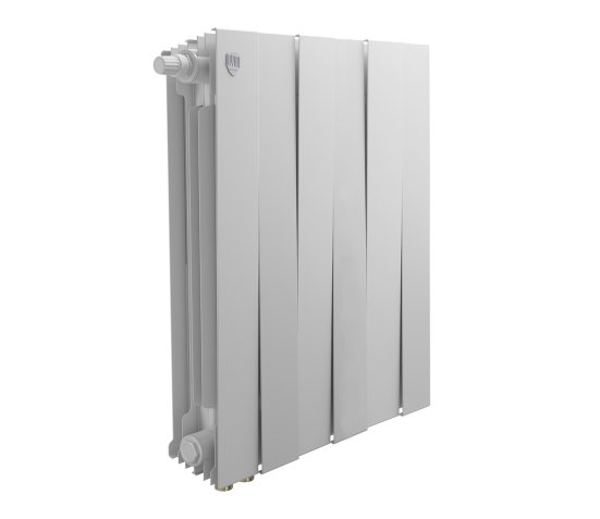 Биметаллический радиатор отопления Royal Thermo PianoForte 500 VDL80 6 секций Bianco Traffico