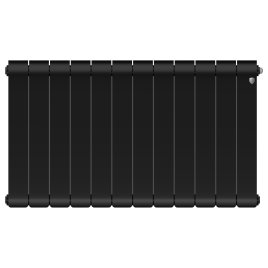Биметаллический радиатор отопления Royal Thermo Infinity 500 12 секций Noir Sable
