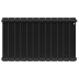 Биметаллический радиатор отопления Royal Thermo Infinity 500 12 секций Noir Sable
