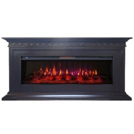 Каминокомплект Interflame Тайлер темный дуб с очагом FreeSpace 50 LED FX QZ