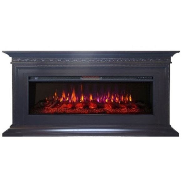 Каминокомплект Interflame Тайлер темный дуб с очагом FreeSpace 50 LED FX QZ