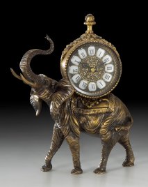 Каминные часы Virtus African Elephant 2461C