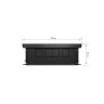 Внутрипольный конвектор Royal Thermo Atrium 110/300/1900-DG-U-BL