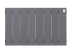 Биметаллический радиатор отопления Royal Thermo PianoForte 300 8 секций Silver Satin