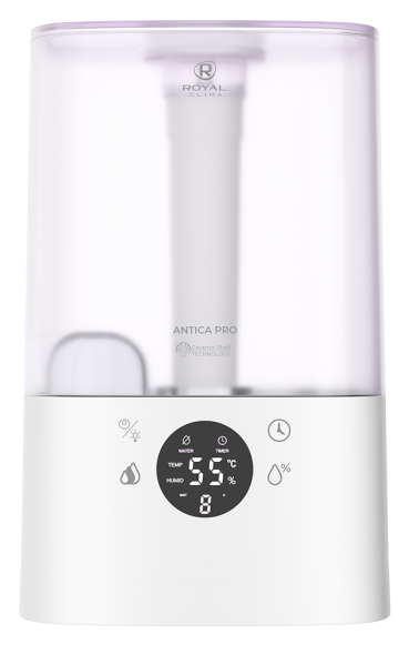 Увлажнитель воздуха ультразвуковой Royal Clima RUH-ANP300/4.3E-WT Antica Pro