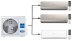 Мульти сплит-система на 3 комнаты 25+35+50 м2 Haier AS09NS6ERA-G+AS12NS6ERA-G+AS18NS6ERA-W/4U85S2SR5FA Lightera Super Match