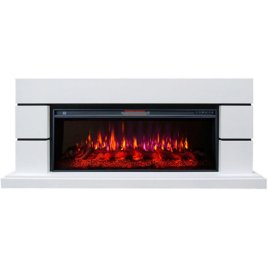 Каминокомплект Interflame Норд белый с очагом FreeSpace 50 LED FX QZ