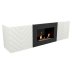 Тумба с биокамином Firelight BFP/P-1400V белый