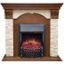 Каминокомплект RealFlame Dublin LUX  STD/EUG AO с очагом Fobos s Lux Black/Brass